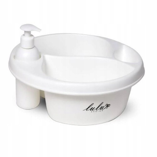  MALTEX Lulu Design Hygiene Bowl with Dispenser in Cosmetic Bag, White