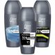  Dove Men+Care Antiperspirant Roll-on 50 ml, three varieties