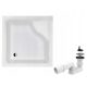  Besco Igor square shower tray 80 x 80 cm white