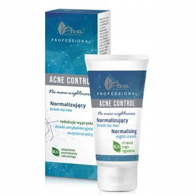  Ava Laboratorium Ecne Control Night Cream Against Imperfections for the Face 50 ml