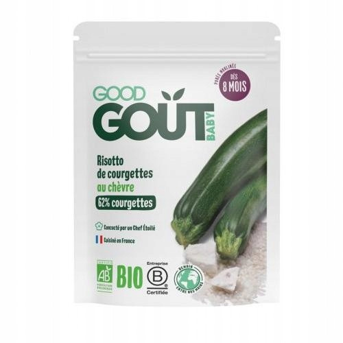  Good Gout BIO Risotto with zucchini and goat cheese, 190 g