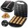  Ruhhy 22724 1600W Nut Cookie Toaster Black