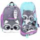  BABMIBO Raccoon School Backpack, Lightweight Plush Raccoon Premium