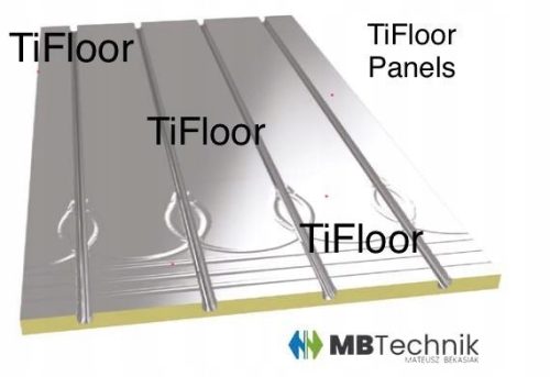  Floor heating plate ALU XPS-300 0.72m2 universal TiFloor