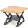 Halmar XENA square bench 60 x 60 x 45 cm, natural oak