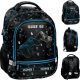  Paso Multi-Compartment School Backpack, White, Black, Blues, Greys and Silvers, Multi-Colour, 19 l