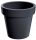  Prosperplast flowerpot, 58.2 cm x 58.2 x 52.3 cm, diameter 58.2 cm, plastic in grey and silver tones