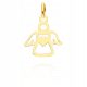  Angel pendant, gold, PR. 585
