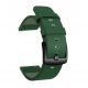  THICK LEATHER STRAP, GENUINE LEATHER 20MM + TELESCOPES - GREEN