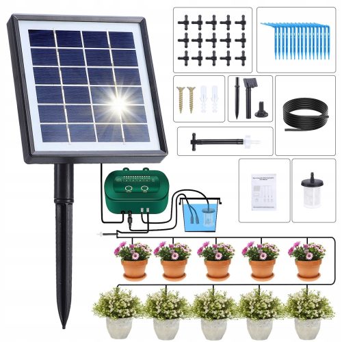  Solar garden irrigation system, 15 m hose