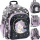 Unicorn Themed Paso Dual Compartment School Backpack for Grades 1-3