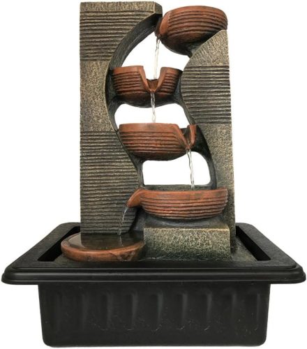  DEHNER MULTICOLOR GARDEN FOUNTAIN 40x 23x 31