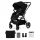  YOXI Kinderkraft stroller, light and maneuverable, 22 kg, black