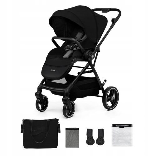  YOXI Kinderkraft stroller, light and maneuverable, 22 kg, black