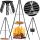  SWING GRILL TRIPOD HANGING GRID GARDEN FIREPLACE LARGE 150cm
