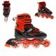  Patins à roues alignées patins réglables noir 34-37 roue LED