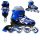  ROLLERS EN LIGNE ROUES RÉGLABLES BLEU 38-41 ROUE LED