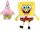  Spongebob Patrick Mr. Sponge Mascot Set 28-33cm