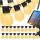  SOLAR GARLAND 5M GARDEN LIGHT 20 BULBS FOR BALCONY BALL CHAIN