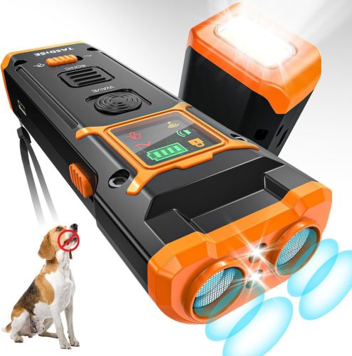  Ultrasonic dog repeller 20-30 Hz up to 90 meters flash light