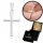  Silver men's cross silver 925