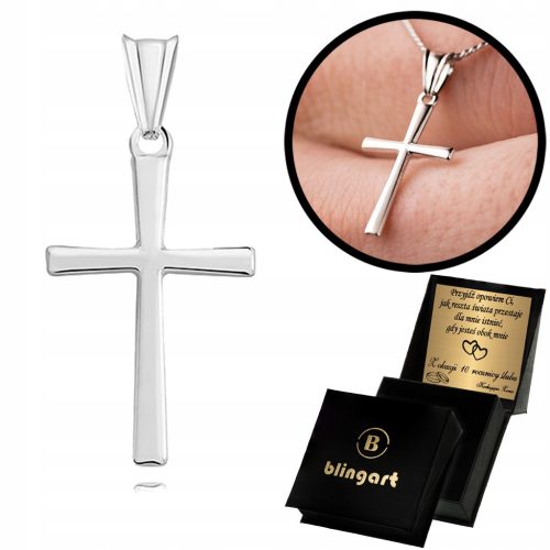  Silver men's cross silver 925