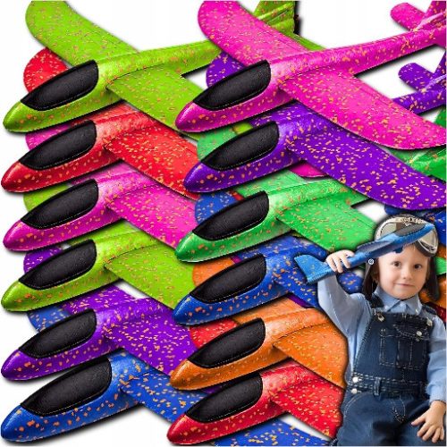  STYROFOAM AIRPLANE GLIDER DART 12 PCS