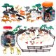  LARGE SET OF FIGURINES FARM SAFARI ANIMALS 95 PIECES