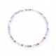  Bracelet Stone Fluorite Cut Balls 2.5 mm