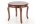  Signal Royal Round Bench 60 x 60 x 50 cm Walnut