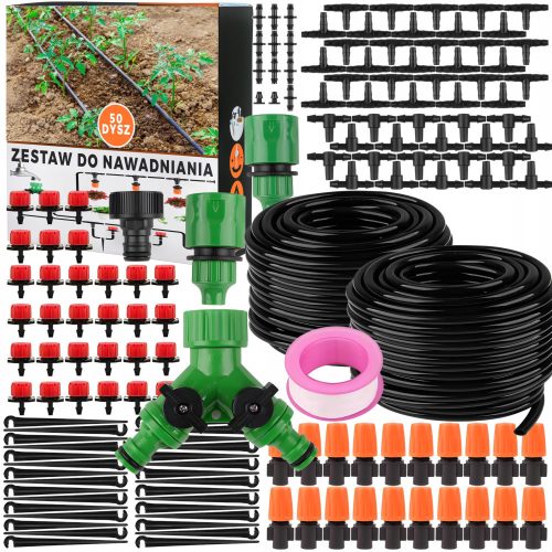  DRIP LINE 25 m DRIP IRRIGATION IRRIGATION HOSE SYSTEM NOZZLES