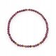  Bracelet Stone Garnet Cut Balls 2.5 mm