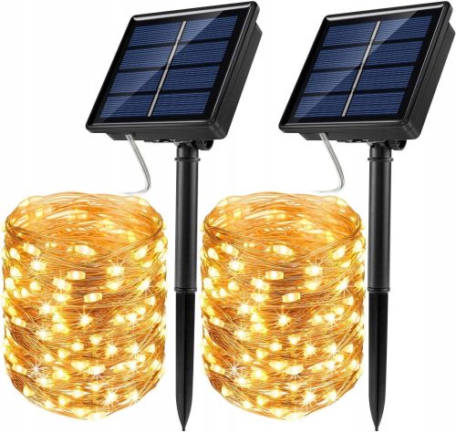  SuperLED solar light chain 2000 cm IP44 warm white