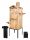  Garden SMOKEHOUSE with external fireplace fired complete set 180x60x60