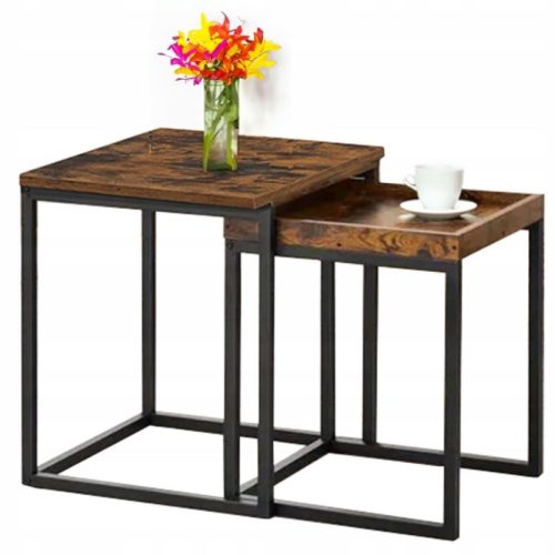  SoBuy fbt rectangular coffee table 50 x 40 x 60 cm, dark beech