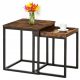  SoBuy fbt rectangular coffee table 50 x 40 x 60 cm, dark beech