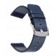  Leather watch strap 20mm navy blue + telescope