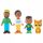  COCOMELON SET OF 4 FIGURES CODY'S FAMILY JWC0222