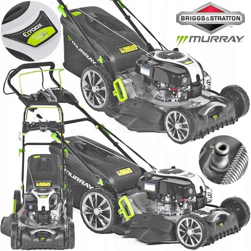  Murray petrol lawn mower with basket, 161 cm³ capacity. Basket 75 l, cutting width 56 cm