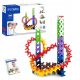  A set of building blocks for a five-year-old to build with, colorful, 200 pieces.