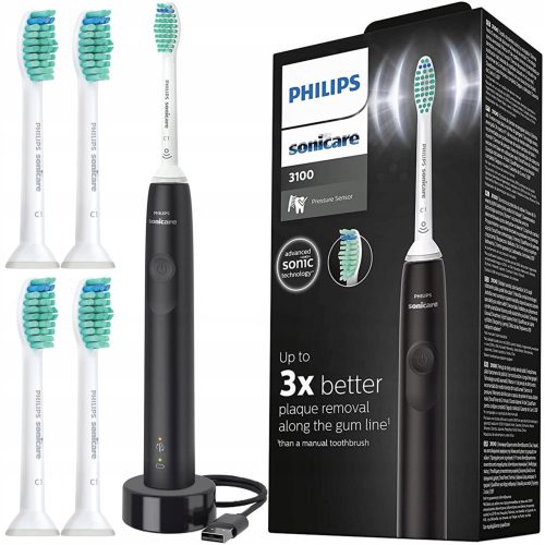  Philips Sonicare 3100 Black sonic toothbrush included