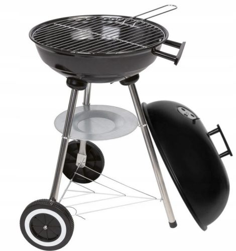  Round grill with COVER, ash pan, WHEELS, GW0204