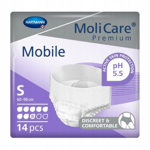  MoliCare Premium Mobile Absorbent panties 8K size S, 14 pcs.