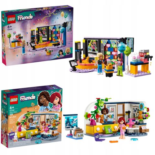  LEGO Friends 42610 Karaoke-Party + LEGO Friends 41740 Aliyas Zimmer