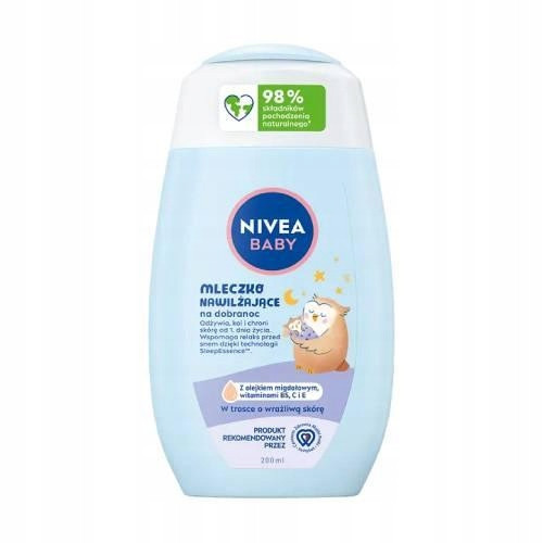  NIVEA BABY MOISTURIZING MILK FOR BABIES FOR GOOD NIGHT 200 ML