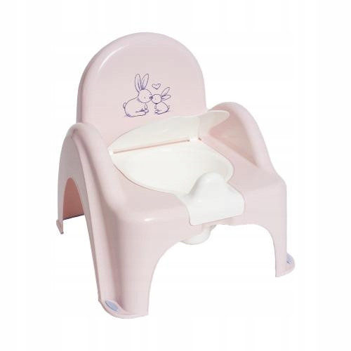  TEGA BABY Potty chair with music box BUNNIES light pink, 1 pc.