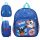  Bing Vadobag kindergarten backpack with one compartment for boys and girls. Blue tones, multi-coloured