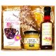  BASKET BOX GIFT SET GIFT TEA HONEY SYRUP FLOWERS