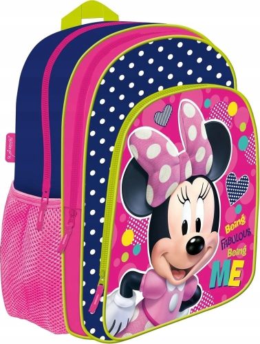 Disney Minnie Mouse Toddler Backpack for Girls - Waterproof with Two Compartments