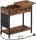  Songmics Vasagle rectangular console 60 x 31.5 x 60 cm in brown tones